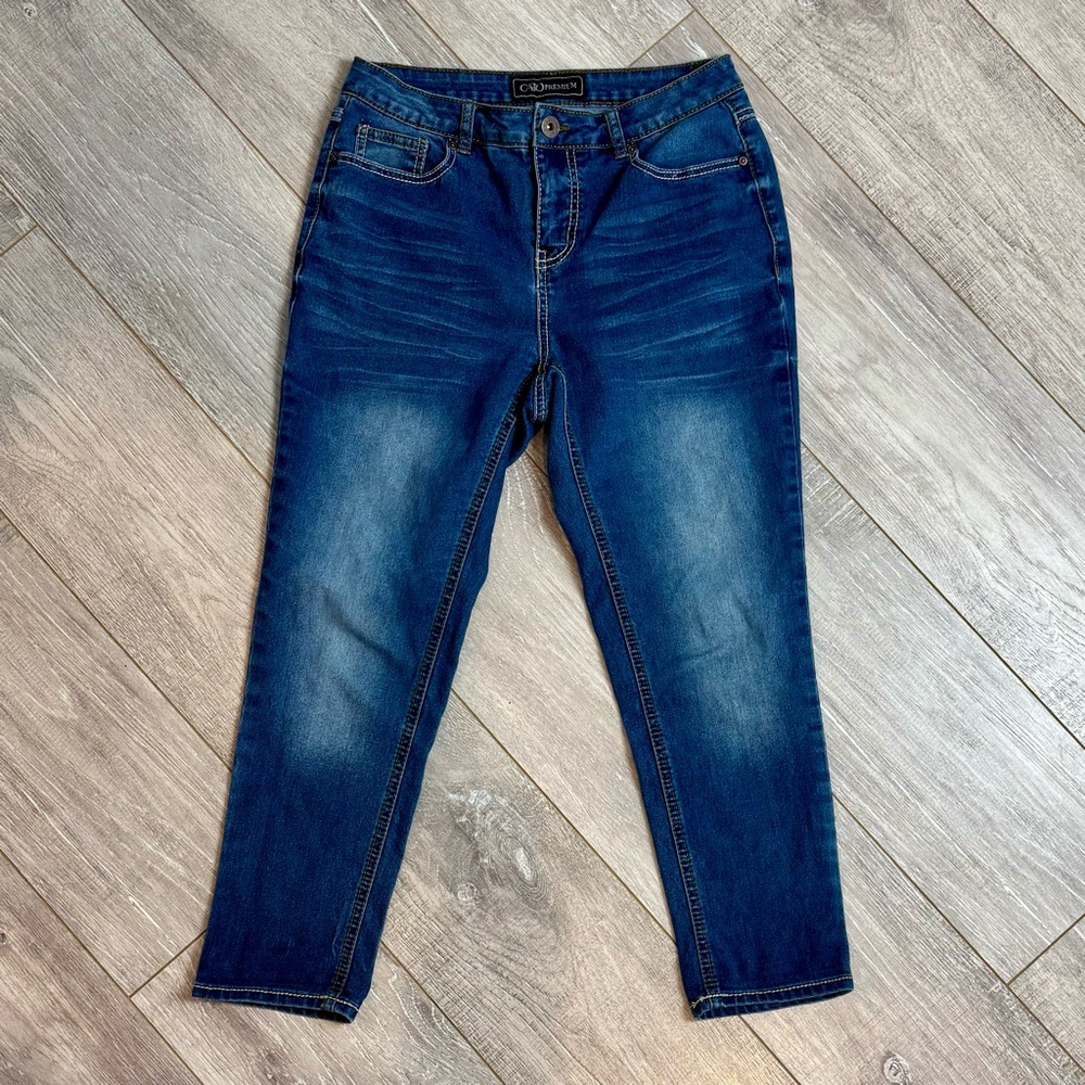 Cato Deep Blue Ankle Jeans